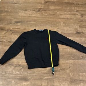 Polo by Ralph Lauren Black Crewneck Sweatshirt for Men Size Small